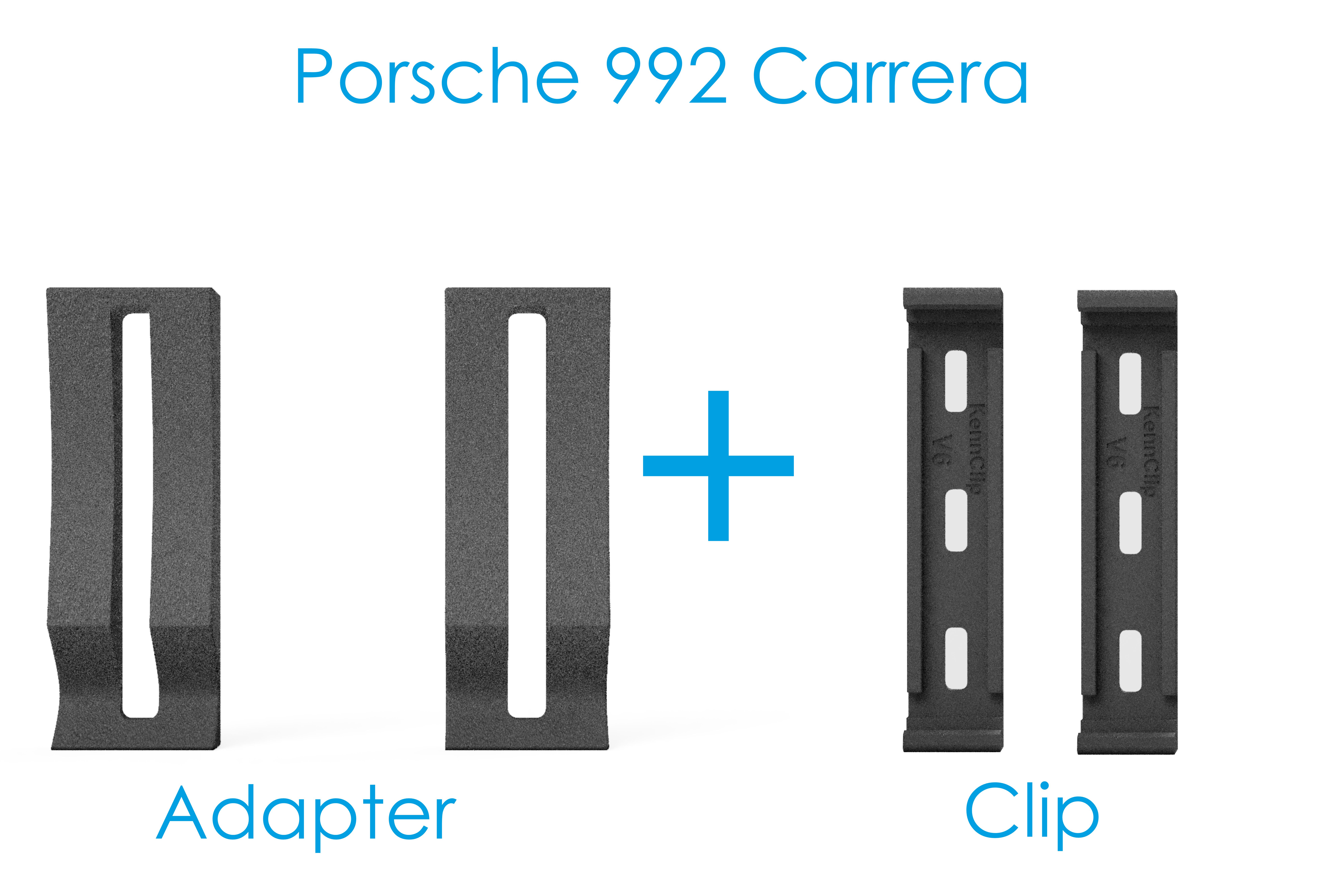 Porsche 911 | 992 Kennzeichen Adapter