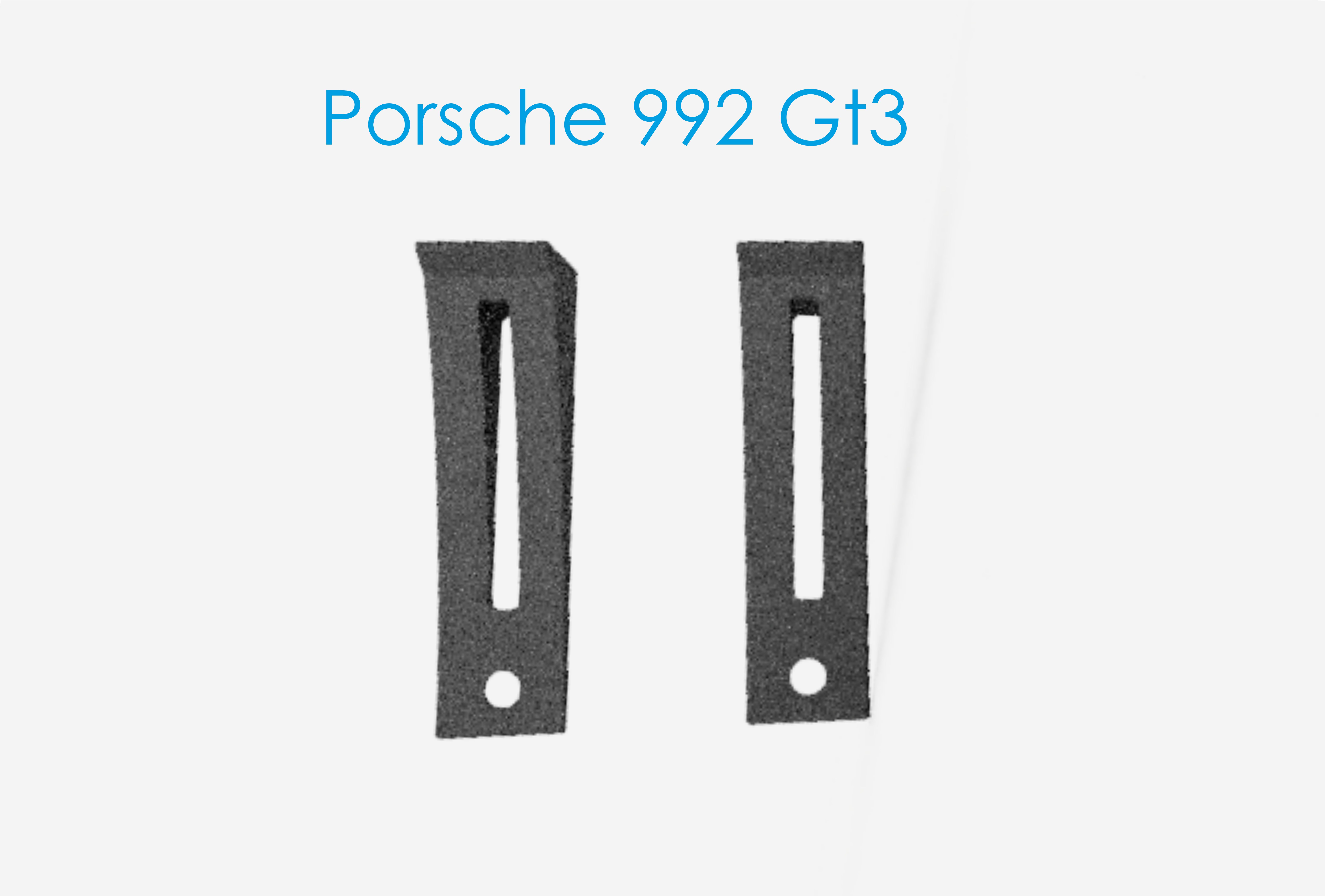 Porsche 911 | 992 Kennzeichen Adapter