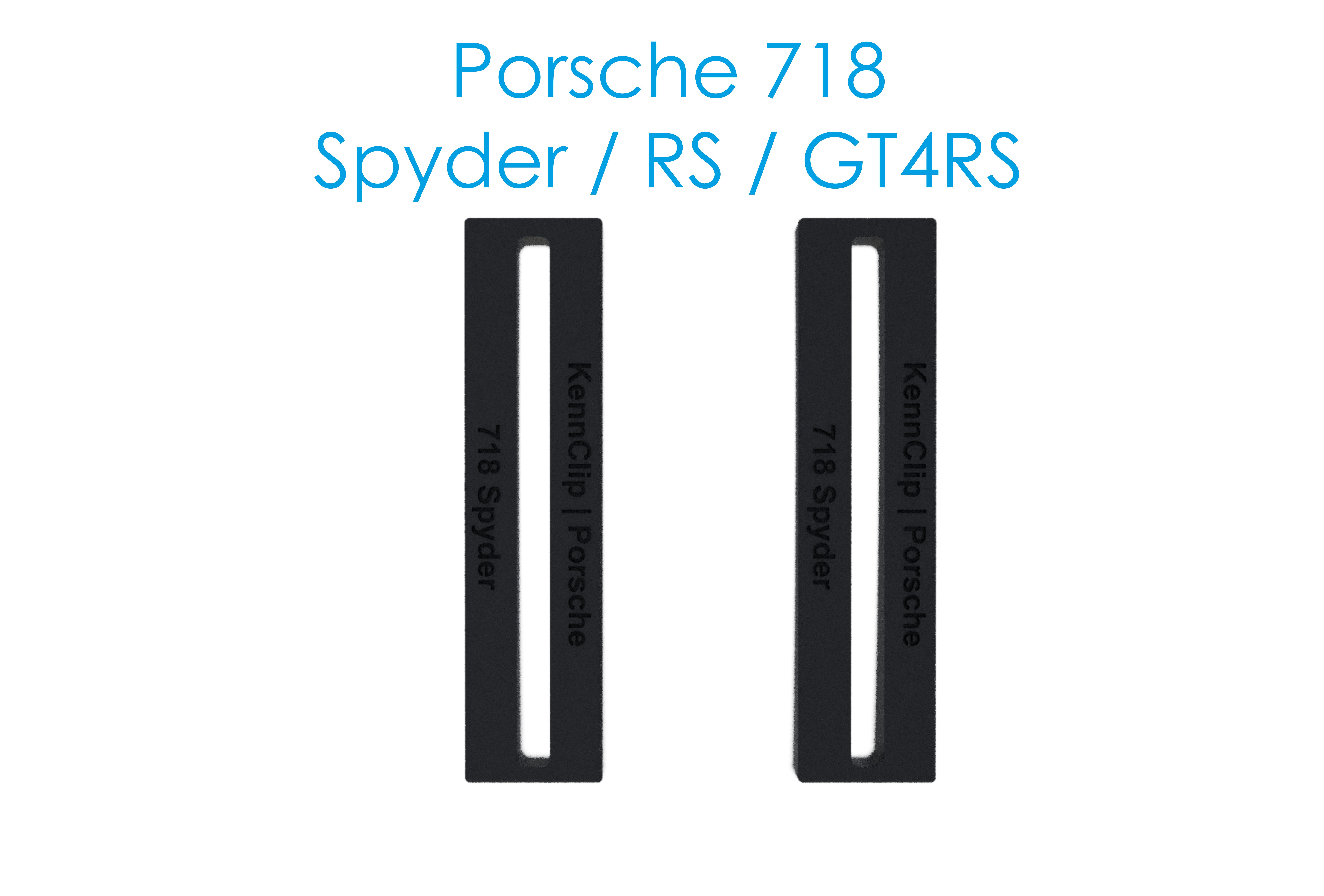 Porsche 718 Kennzeichen Adapter 
